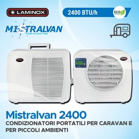 Mistralvan 2400: Climatizzatore Portatile Split - Freschezza Portatile per Ambienti Piccoli