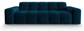 Divano in velluto blu scuro 222 cm Kendal - Micadoni Home