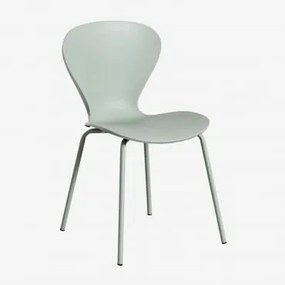 Confezione da 4 sedie da pranzo impilabili Uit Colors Celadon - Sklum