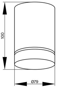 Maytoni C085CL-9W4K-B - Faretto LED ORLO LED/9W/230V CRI 90 4000K nero