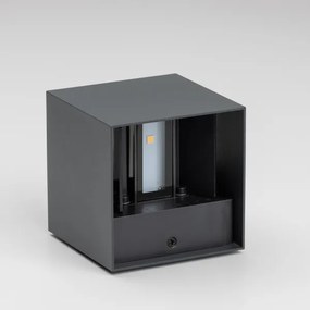 Brilagi - Applique a LED da esterno CUBE LED/6W/230V antracite IP54