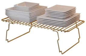 Organizzatore per scaffali 42x19 cm oro