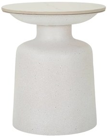 Tavolino rotondo con piano in ceramica ø 40 cm Fush - Mauro Ferretti