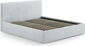 Testiera grigio chiaro in imbottito 150,5x100 cm Remo – Micadoni