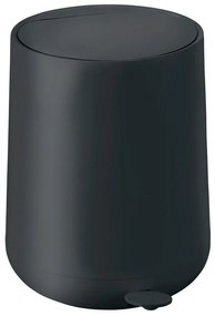 Bidone a pedale in plastica nera 5 L Nova - Zone