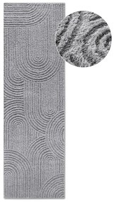 Passatoia grigia 80x240 cm Chappe Light Grey - Elle Decoration