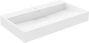 Mexen Ava lavabo da appoggio in conglomerato 1/O 80 x 46 cm, bianco - 23018001