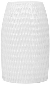 Gres porcellanato Vaso decorativo 25 Bianco LINZI Beliani