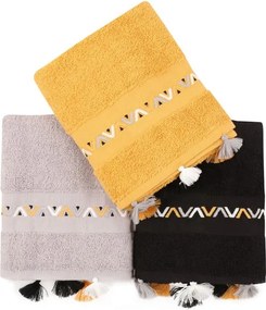 Set di asciugamani tipo terry in cotone 3 pz 50x90 cm Asorti – Foutastic