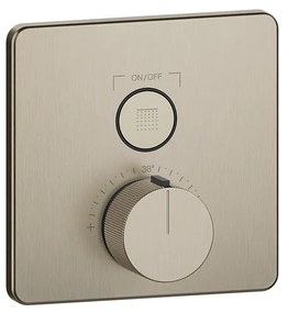 Parti esterne per miscelatore termostatico a una funzione brushed brass hi fi 38717 Gessi