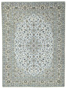 Kashan Tappeto 300x400 Beige (Iran) Annodato A Mano