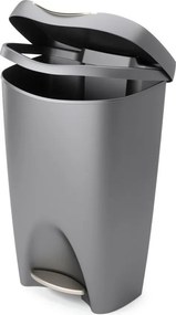 Bidone in plastica grigio 50 l Brim - Umbra