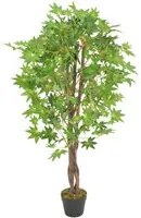 Albero di Acero Artificiale con Vaso Verde 120 cm cod mxl 62109