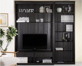 Televisore marrone in legno di pino 214x223 cm Anita - Støraa