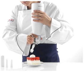 Bottiglia per panna montata in alluminio nero, 500 ml Kitchen Line - Hendi