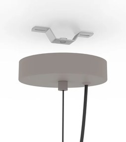 Eglo 900159 - Lampadario a sospensione con filo CAMASCA 1xE27/40W/230V grigio