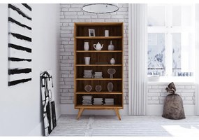 Libreria in legno di rovere 100x200 cm Retro - The Beds