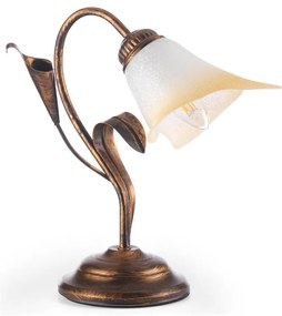 ONLI - Lampada da tavolo LUCREZIA 1xE14/6W/230V bronzo