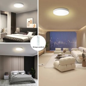 Brilagi - Lampada LED dimmerabile POOL LED/60W/230V 3000-6000K Ø 60 cm bianca + telecomando