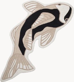 Tappeto in lana dalla forma organica Koi