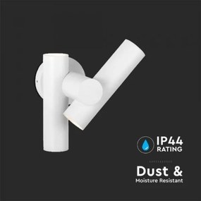 LED Luce Spot a parete da esterno 2xLED/3W/230V 3000K IP44 bianco