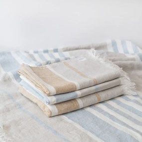 Telo mare in lino 140x170 cm Allure Stripe - Linen Tales