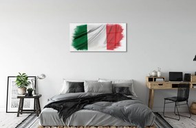 Quadro acrilico Flag italiana 100x50 cm