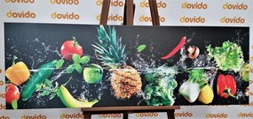 Quadro su tela – Frutta e verdura biologica