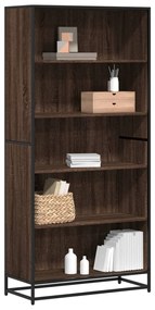 Libreria Rovere Marrone 80,5x35x170,5 Cm İn Truciolato /