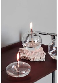 Lampada a olio in vetro (altezza totale 10 cm) Aura – Mette Ditmer Denmark