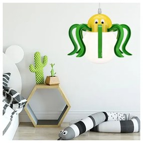 LUXERA 28026 - Lampadario per bambini MICCA 1xE27/13W/230V