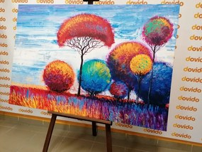 Stampa su tela – Bosco autunnale