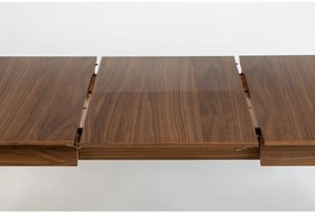 Tavolo da pranzo pieghevole con piano in legno di noce 80x120 cm Glimps - Zuiver