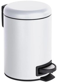 WENKO 22142800 - Cestino LEMAN 17x25 cm bianco/nero