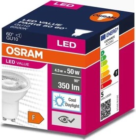 Lampadina LED PAR16 GU10/4,5W/230V 6500K 60° - Osram
