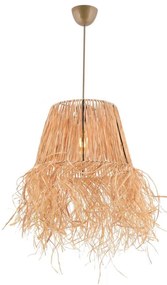 Lampadario a sospensione con filo VALANCE 1xE27/40W/230V marrone