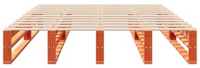 Letto senza materasso marrone cera 140x190 cm in legno di pino