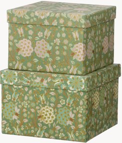 Set di 2 scatole decorative fatte a mano Tara