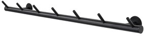Attaccapanni da parete nero in metallo 80 cm Odin – Spinder Design