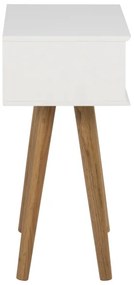 Comodino CARLY quercia/bianco