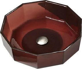 Antonio Lupi Opale Lavabo Decagonale 50 Cm In Cristalmood