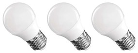 Lampadine LED bianco caldo in set di 3 pezzi E27, 4 W - EMOS