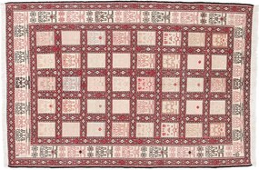 Kilim Tappeto 130 x 190 Beige (Iran) Annodato A Mano