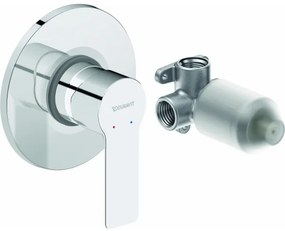 Duravit DC4210007010 - Miscelatore doccia per installazione a incasso D-CODE, cromo lucido
