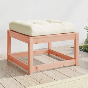 Poggiapiedi Da Giardino Con Cuscino Legno Massello Di Douglas /