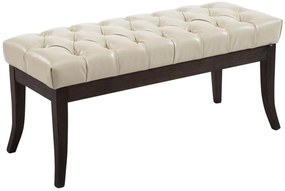 Panchina Ramses Chesterfield İn Ecopelle Antica Scura / Creme / 100 C