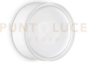 Urano plafoniera da esterno ip44 1 luce attacco gx53 bianca 16cm