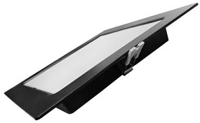 Lampada LED da incasso SQUARE LED/18W/230V 4000K 22x22 cm nero