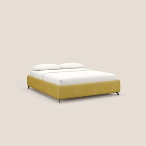 Sara sommier con giroletto contenitore in tessuto impermeabile T02 giallo