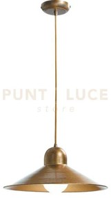 Lampadario a sospensione orleans oro e ocra 1 luce attacco e27 39x1...